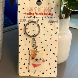 French Bulldog Key Ring